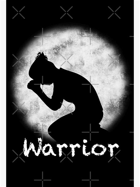 "Prayer Warrior Woman" Poster for Sale by SweetCreekFaith | Redbubble