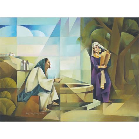 Jesus and the Samaritan woman – Jorge Cocco Santángelo