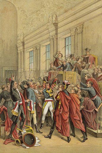 Napoleon Evicting The Council Of Five Hundred From Its Stock Image