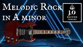 Cool Intense Melodic Rock Backing Track In A Minor Bpmguitar