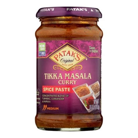 Pataks Concentrated Curry Paste Tikka Masala Medium Case Of 6 10