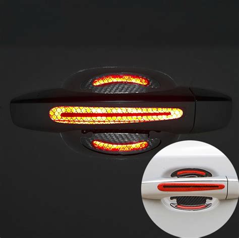 Car Reflective Sticker Door Handle Door Bowl Protection For Toyota