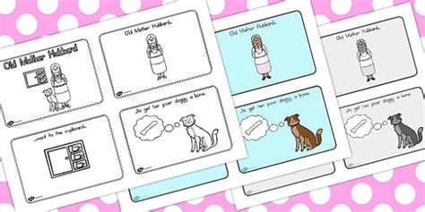 Old Mother Hubbard Story Sequencing Per A Teacher Made