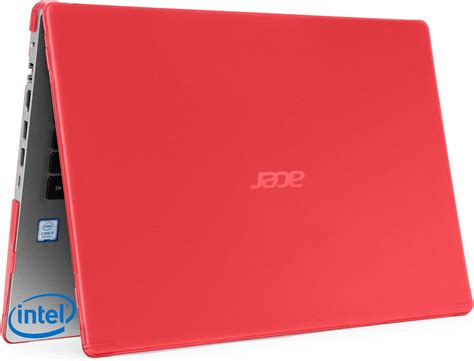 Mcover Carcasa R Gida Para Acer Aspire A De Rojo No