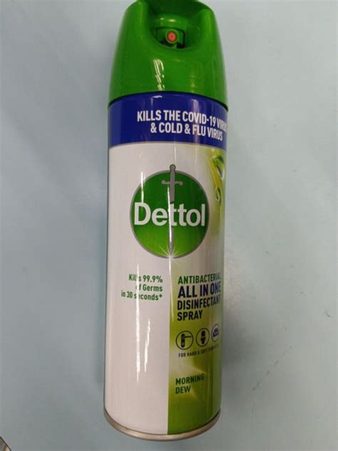 Dettol Antibacterial All In One Disinfectant Spray Morning Dew 450ml消毒喷液 Lazada