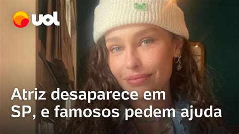 Maidê desaparecida Atriz de série da HBO desaparece em SP e famosos