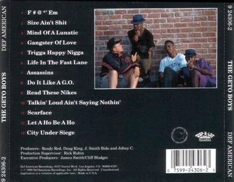 The Geto Boys By Geto Boys Cd 1990 Rap A Lot Records In Houston Rap