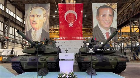 Yeni Altay Tank Testler I In Tsk Ya Teslim Edildi Anadolu Ajans