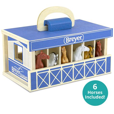 Buy Breyer Horses Breyer Farms 132 Scale Wooden Stable Playset With