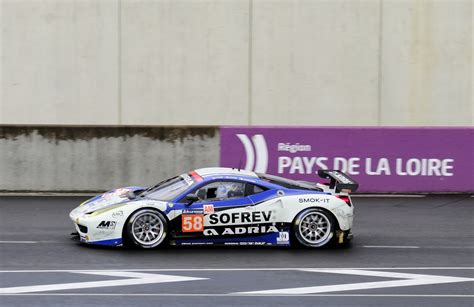 Ferrari Italia Gt Team Sofrev Asp In Der Lmgte Am Wertung Der