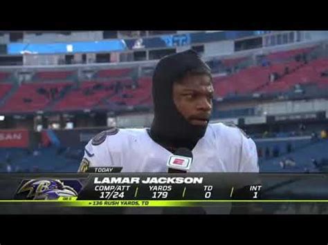 Baltimore Ravens QB Lamar Jacksons Post Game Interview After Close