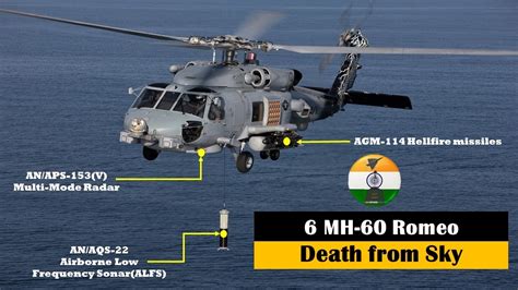 6 MH 60R Helicopters Delivered To Indian Navy The Most Lethal Anti