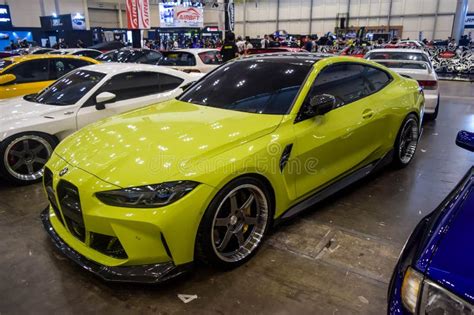 Modified Green G Bmw M Competition With Aftermarket Wheels On The