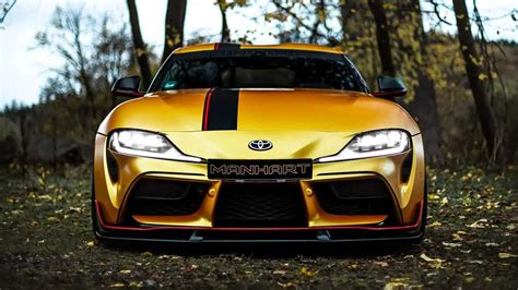 La Toyota Gr Supra Passe à 550 Chevaux Grâce à Manhart