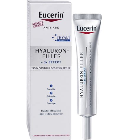 Eucerin Hyaluron Filler 3x Effect Soin Contour Des Yeux 15ml