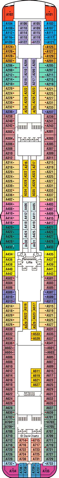 Majestic Princess Deck Plans Ship Layout And Staterooms Cruise Critic