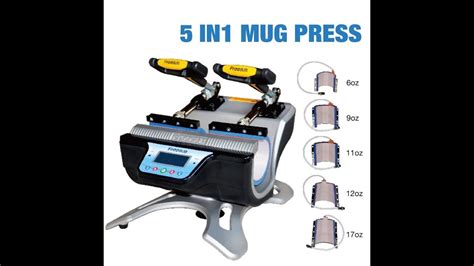 Freesub Double Station Mug Press Machine St210a5 Youtube