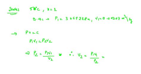 SOLVED Refrigerant R 410A In A Piston Cylinder Arrangement Is Initially