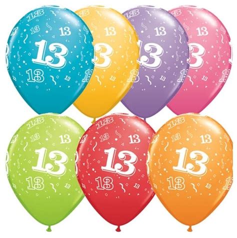 13th Birthday 30cm Latex Helium Balloon – Melbourne Party Balloons | Melbournes Ultimate Online ...