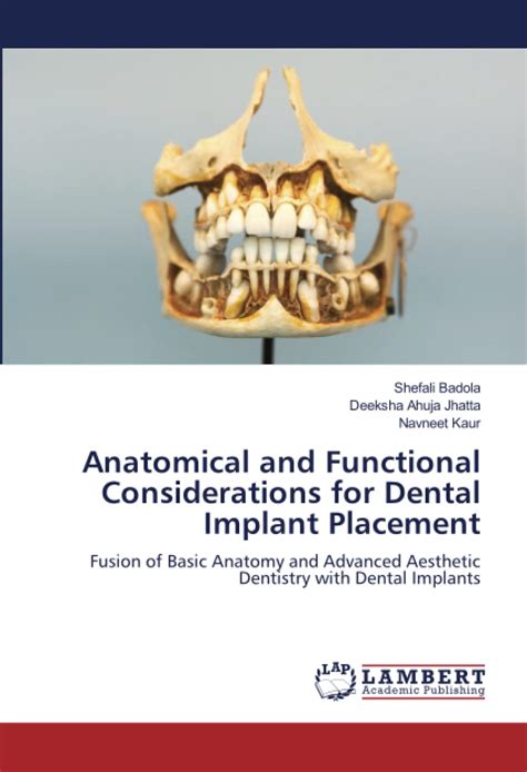 Buy Anatomical And Functional Considerations For Dental Im Placement