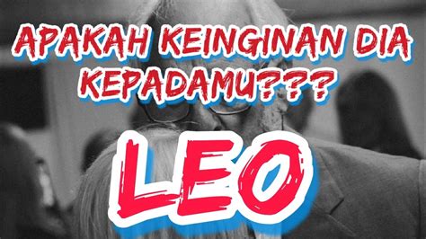 Leo Dia Berharap Bisa Memulai Semua Dari Awal YouTube