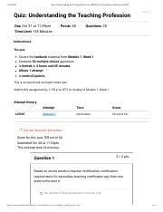 EDUC 604 Week 1 Quiz Pdf 11 29 2021 Quiz Understanding The