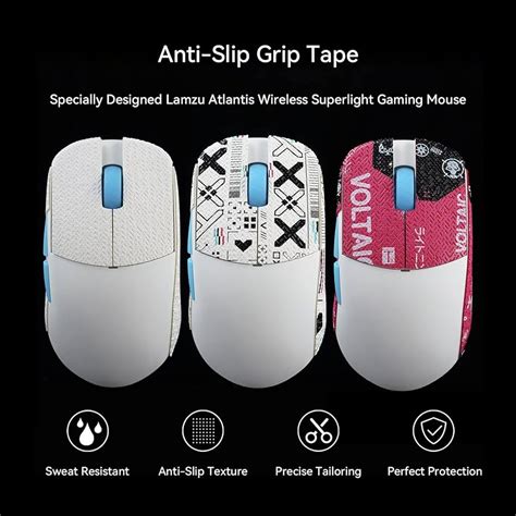 Lamzu Atlantis Wireless Superlight Gaming Mouse Black Black