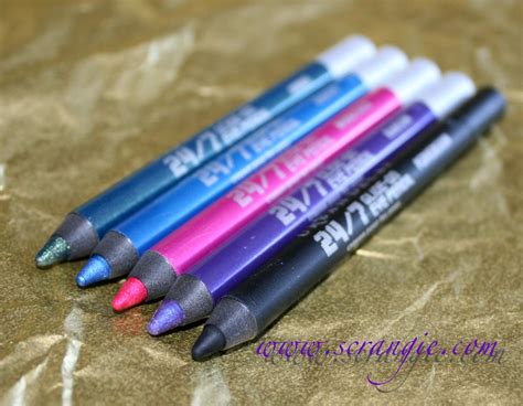 Scrangie: Urban Decay 24/7 Glide-On Eye Pencil Travel Size Set of Five in Electric Swatches and ...