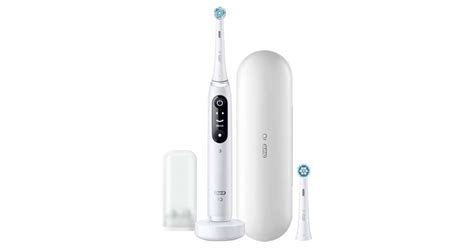 Braun Oral B iO Series 8N Elektromos fogkefe Fehér Pepita hu