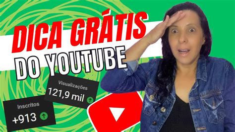 Como Crescer No Youtube Com Dica Do Proprio Youtube Youtube