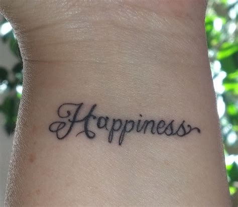 My Happiness Tattoo | Tattoo ideas | Pinterest