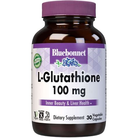 Willner Chemists Bluebonnet Glutathione Reduced 100 Mg By Bluebonnet