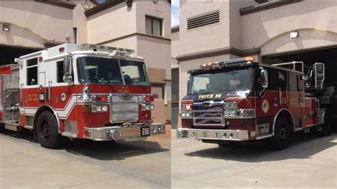 Milpitas Fire Dept Engine 86 Reserve Truck 86 Responding YouTube