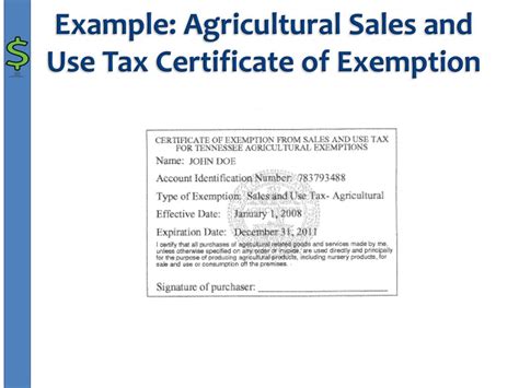 PPT Tennessee Sales Tax Regulations On The Sale Of Farm Products