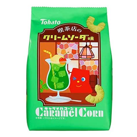 送料無料 東ハト キャラメルコーン喫茶店のクリームソーダ味 68g×12袋 Nee8784c025谷澤販売 通販 Yahooショッピング