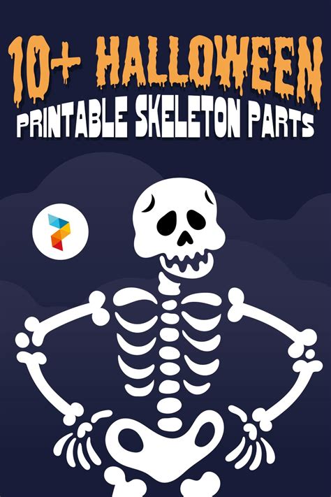 Halloween Skeleton Parts 15 Free Pdf Printables Printablee