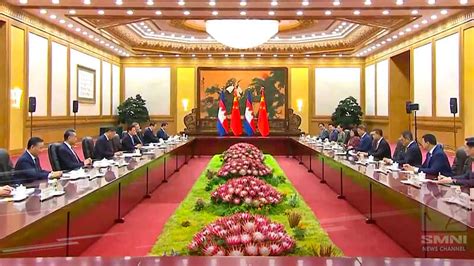 China Cambodia Pledge Stronger Ties In Historic Bilateral Meeting