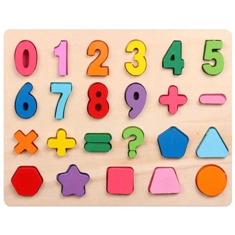 Brinquedo De Matematica E Pescaria Bebe De Madeira Montessori Brinquedo