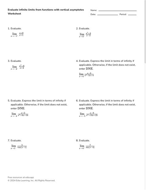 Edia Free Math Homework In Minutes Worksheets Library