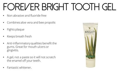 Tooth Gel Tooth Gel Forever Living Aloe Vera Forever Living Products