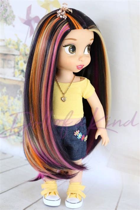 Custom 13 Doll Wig Butterfly Fits Most Etsy Куколки