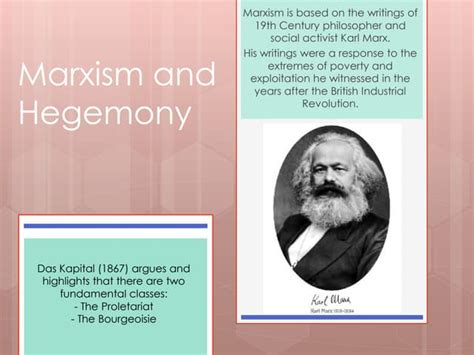 Marxism And Hegemony Ppt