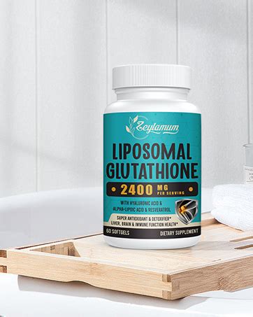 Amazon 2400 MG Liposomal Glutathione Softgels Max Absorption