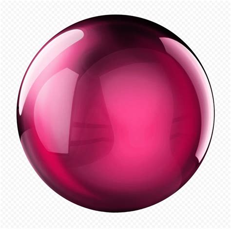 Pink Glass Sphere Ball Hd Png Sphere Ball Purple Glass Sphere