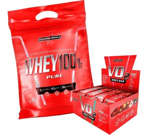 Whey Protein Concentrado Vo Bar Barras Integral Frete Gr Tis