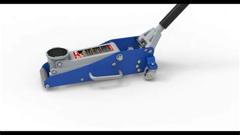 big red  profile floor jack