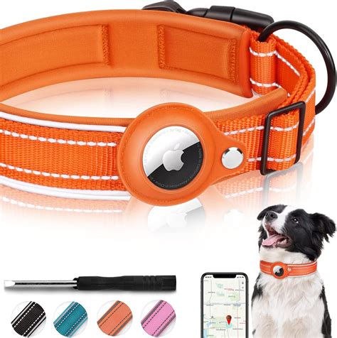 Jzcqzcxb Collar Perro Airtag Compatible Apple Ajustable Y Impermeable