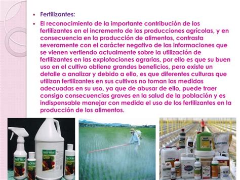 Porqu Usamos Fertilizantes Y Plaguicidas Ppt Descarga Gratuita