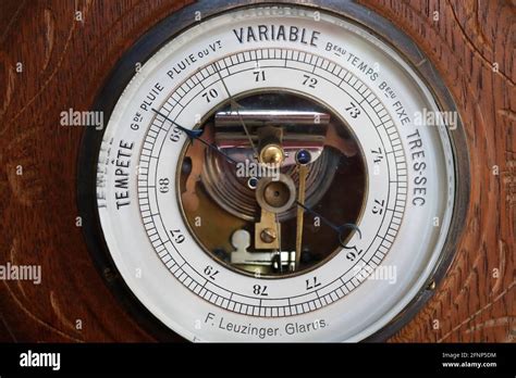 A Barometer Used For Weather Forecasting Measuring The Barometric