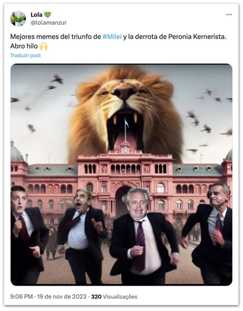 O Sucesso De Milei Na Argentina Virou Meme Nas Redes Sociais